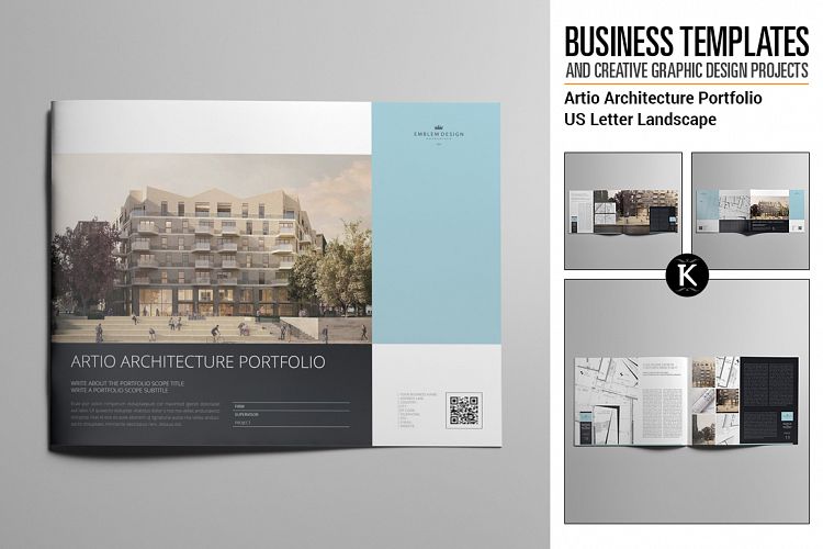 Artio Architecture Portfolio US Letter Landscape