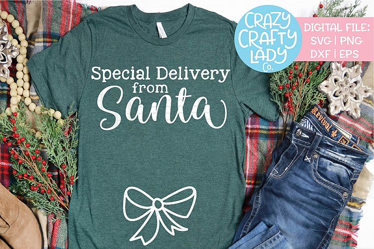 Special Delivery from Santa SVG DXF EPS PNG Cut File