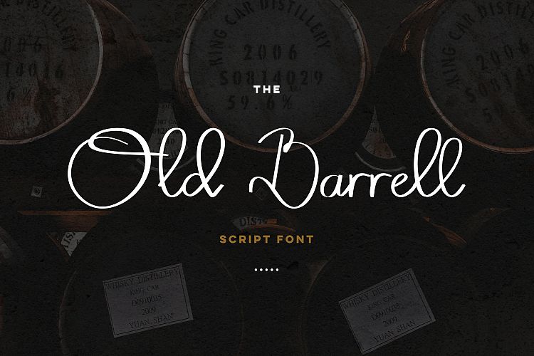 Old Barrell script font