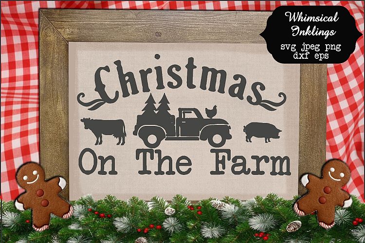 Christmas On The Farm SVG