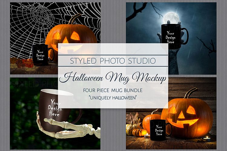 Halloween Mug Mockup Bundle