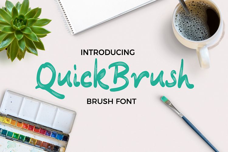 Quickbrush Font