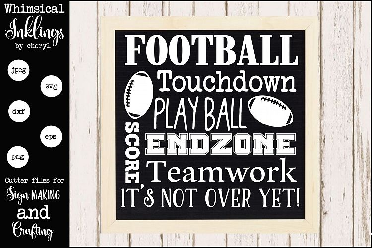Football Collage SVG