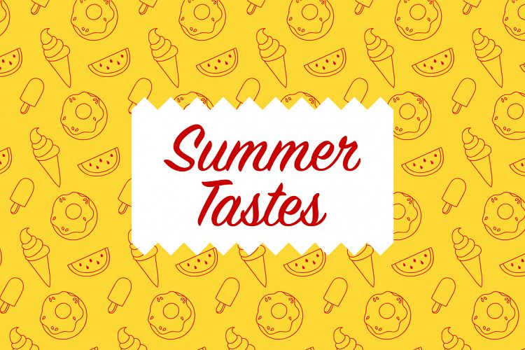 Summer tastes pattern