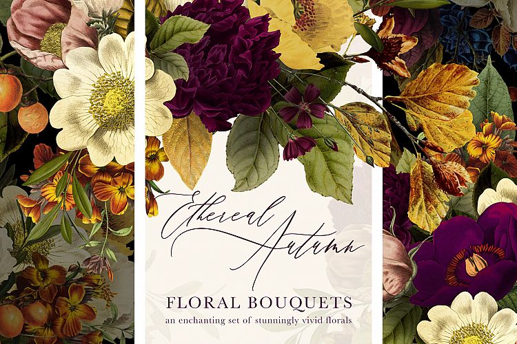 Ethereal Autumn Floral Bouquets