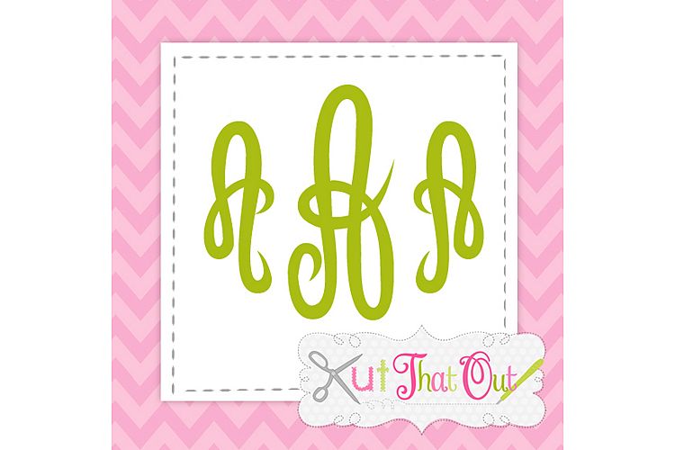 Empress Monogram Font SVG & DXF Cut File