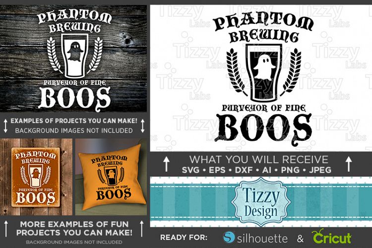 Phantom Brewing Purveyor of Fine Boos Svg File - 4031