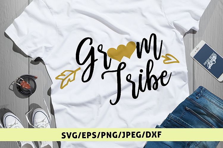 Groom Tribe - Weddings SVG EPS DXF PNG Cutting Files
