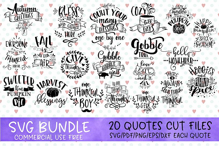 Thanksgiving bundle vol 2 svg Gobble SVG Pumpkins svg Turkey