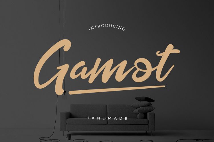 Gamot Typeface Vintage Font
