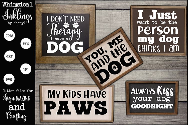 Dog Therapy SVG Set