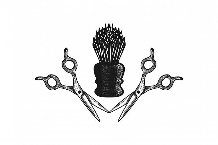 barber logo design inspiration