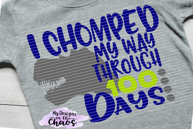 100 days of school svg | School SVG | Dinosaur SVG | Silhouette | Cricut | PNG EPS DXG