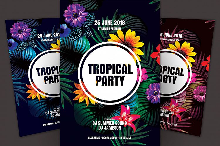 Tropical Party Flyer