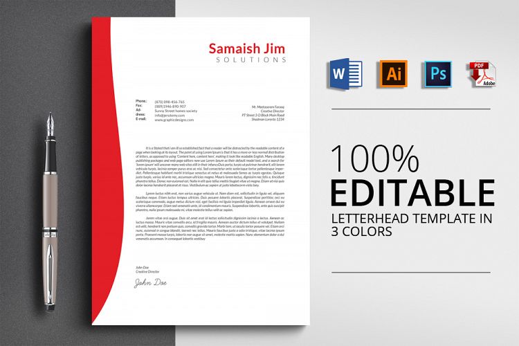 Letterhead Template