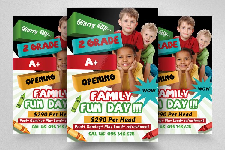 School Kids Fun Day Flyer