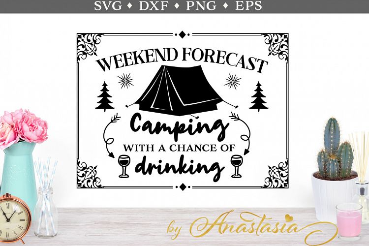 Weekend forecast SVG cut file