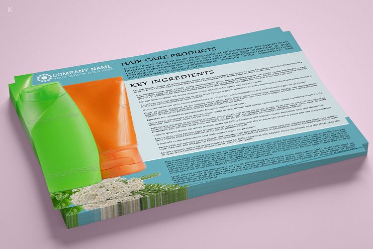 Hair Products Flyer
