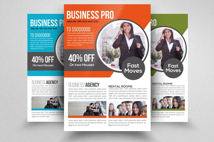 Business Solutions Consultant Flyer Template