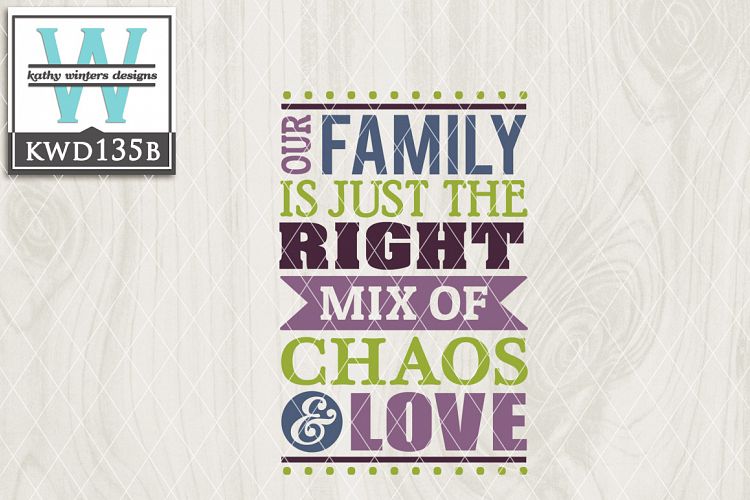 Family Cutting Files KWD135B