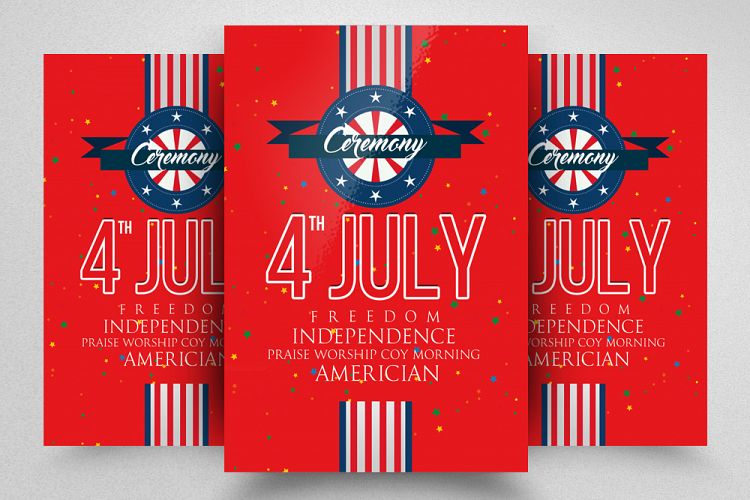 American Memorial/Independence Day Event Flyer