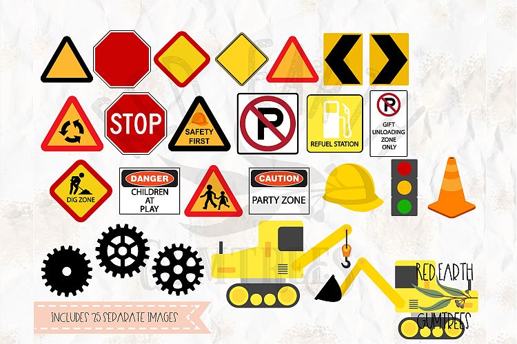 Under construction signs bundle in SVG,DXF,PNG,EPS,PDF