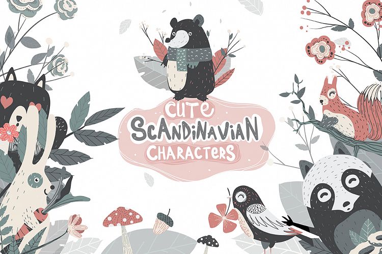 Cute Scandinavian Set