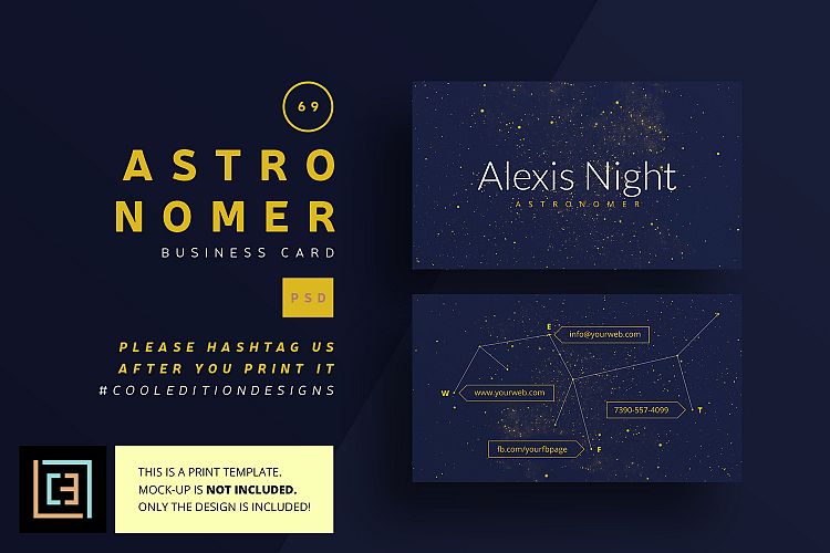 Astronomer Business Card - BC069