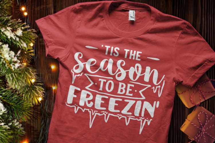 Download Tis the season to be freezin SVG