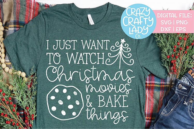 Christmas Movies   Bake Things SVG DXF EPS PNG Cut File