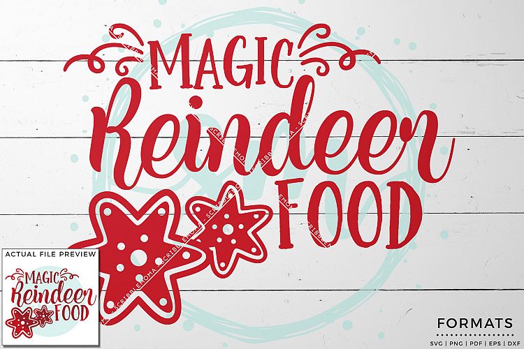Download Magic Reindeer Food SVG - Small Commercial Use SVG ...