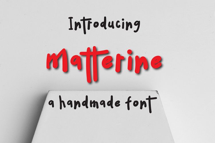 Matterine Typeface