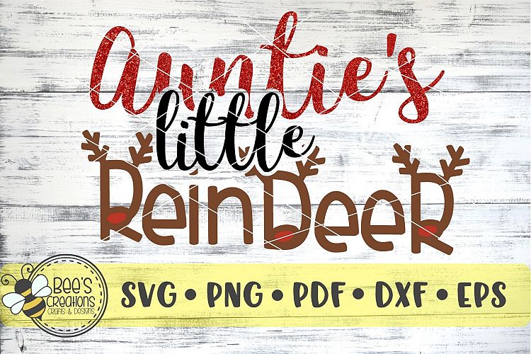 Aunties Little Reindeer SVG