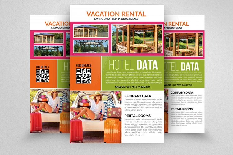 Hotel vacation Booking Flyer