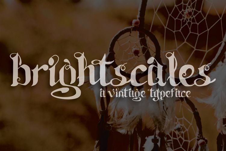 Brightscales Typeface