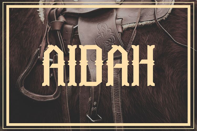 Aidah Typeface