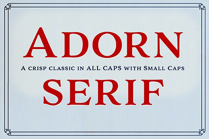 Adorn Smooth Serif