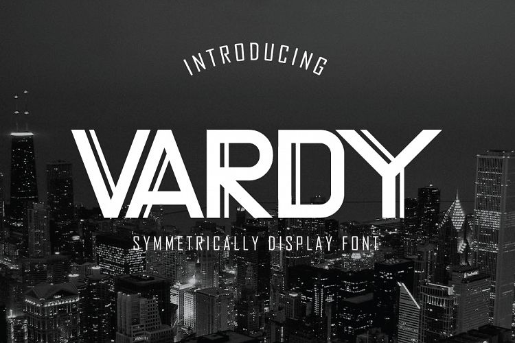Vardy Display Typeface