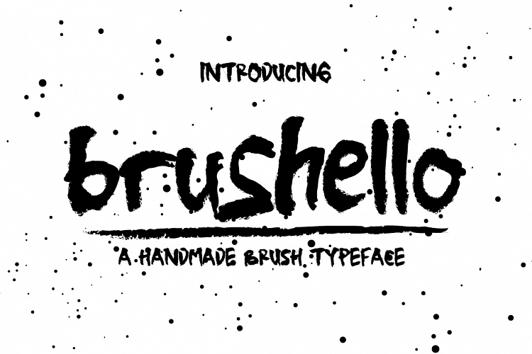 Brushello Typeface