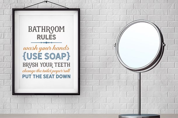 Bathroom Rules