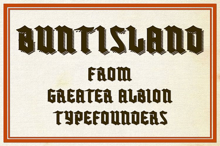 Buntisland Typeface Family