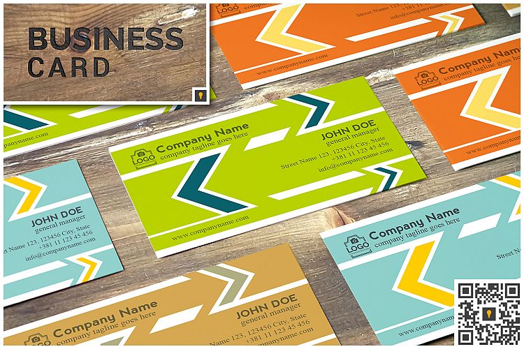 Arrow Corporate Business Card
