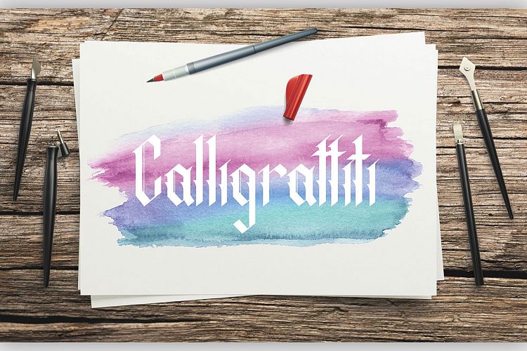 Indigo handcrafted typeface