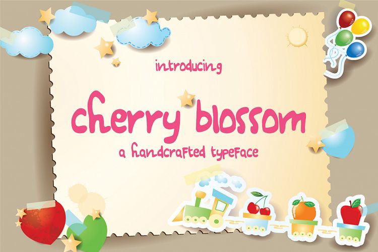 Cherry Blossom Typeface