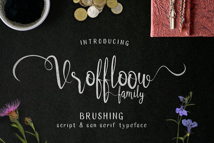 Vroffloow family Typeface