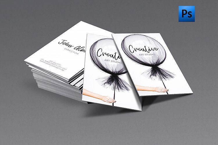 New fashion art creative business card