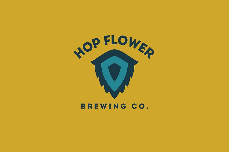 Hop Flower Logo Template