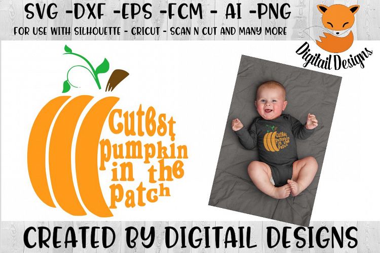 Cutest Pumpkin SVG for Silhouette, Cricut, Scan N Cut