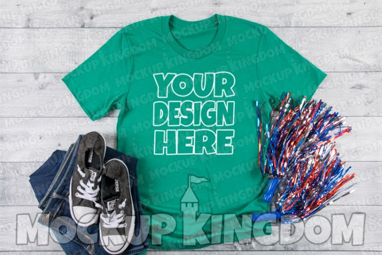 Unisex Crew Neck Shirt Mockup, Bella Canvas Mockup