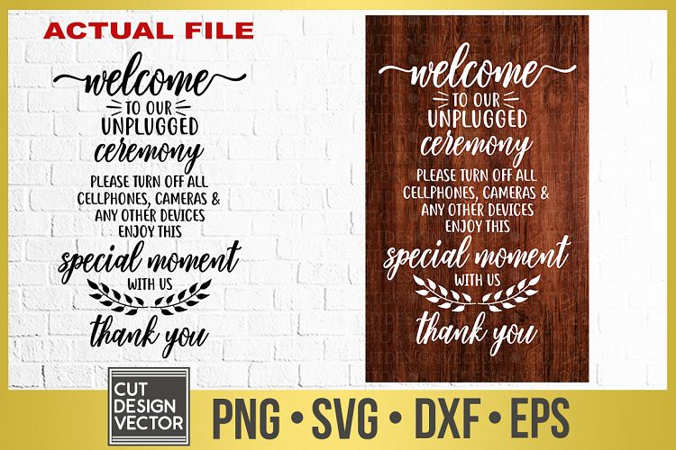 Free Free 83 Unplugged Wedding Svg SVG PNG EPS DXF File